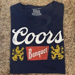 Men’s Navy Blue Coors Graphic T-Shirt